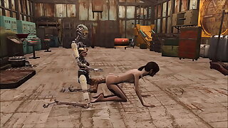 Fallout 4 Elie Heavy anal in synth