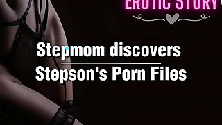 Stepmom discovers Stepson's Porn Gift-wrap