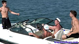Detached sailor outdoor orgy with Repression Young